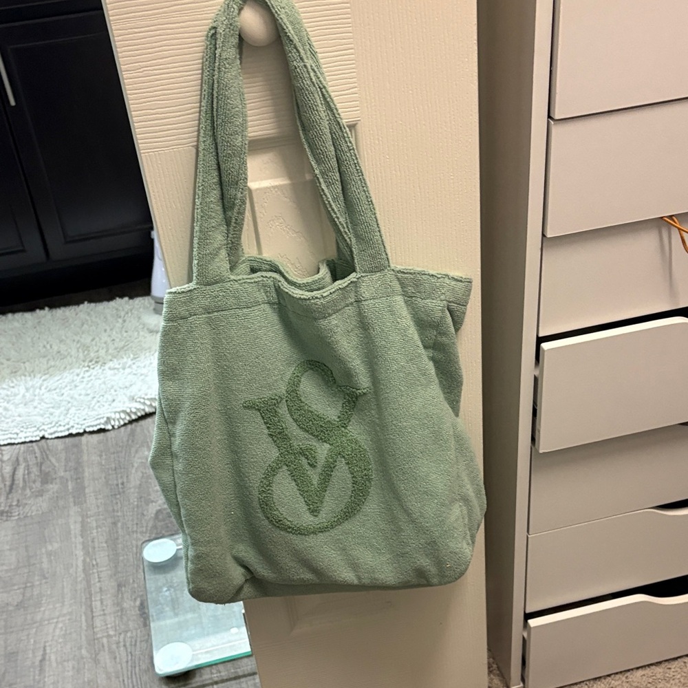 Victoria's Secret Mint Green Tote Bag